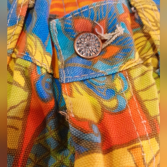 Handmade Vintage Jeans Boho Hippie - Picture 6 of 8